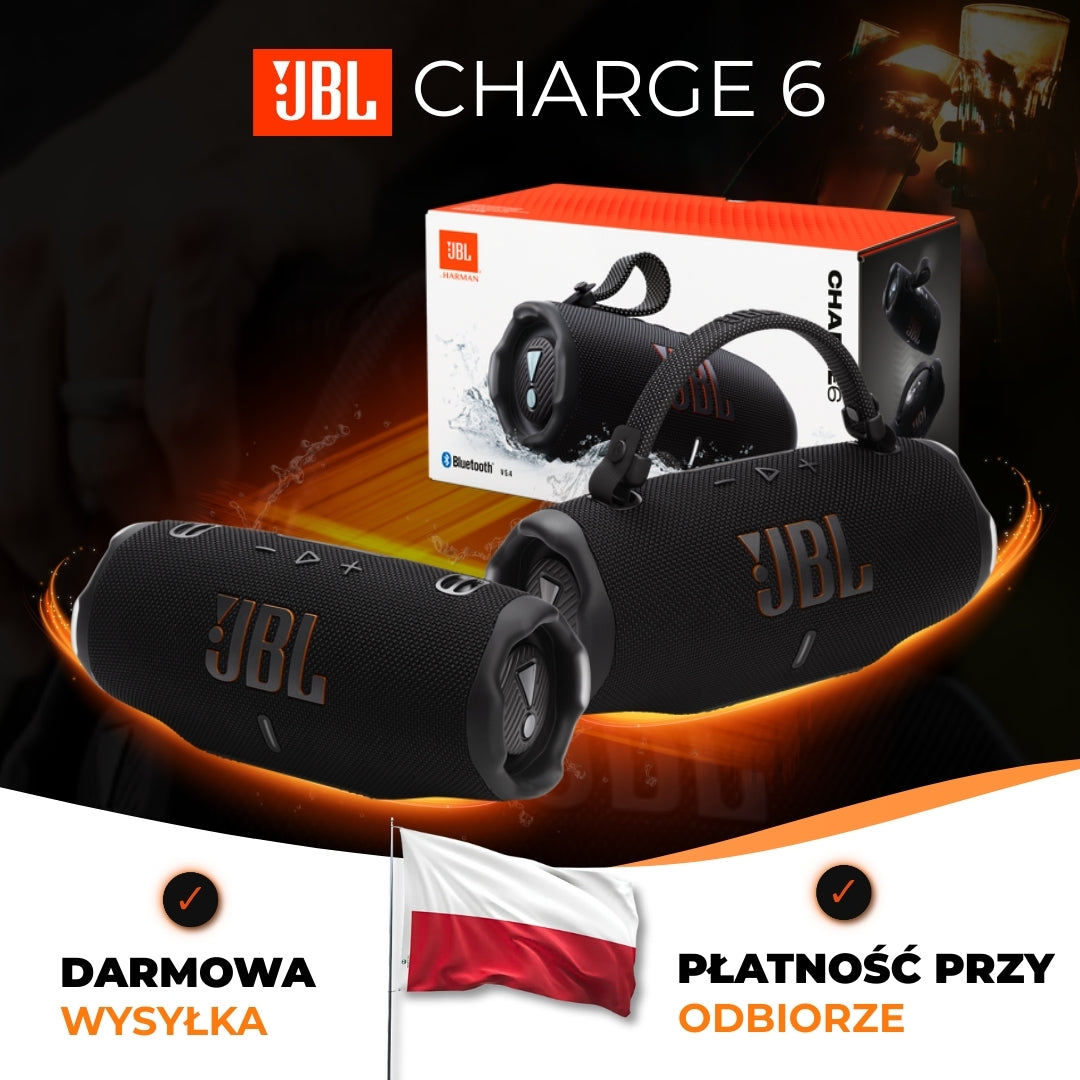 JBL Charge 6 czarny | Przenośny Głośnik